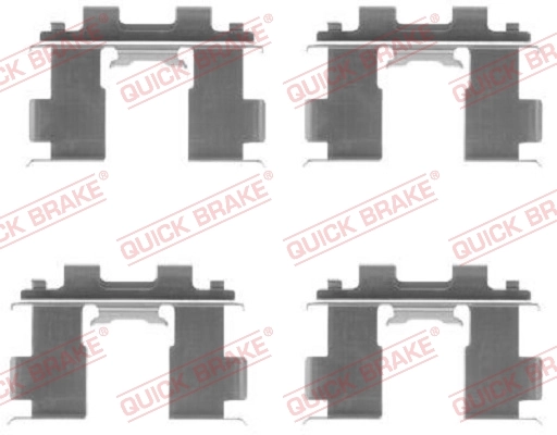 Accessory Kit, disc brake pad